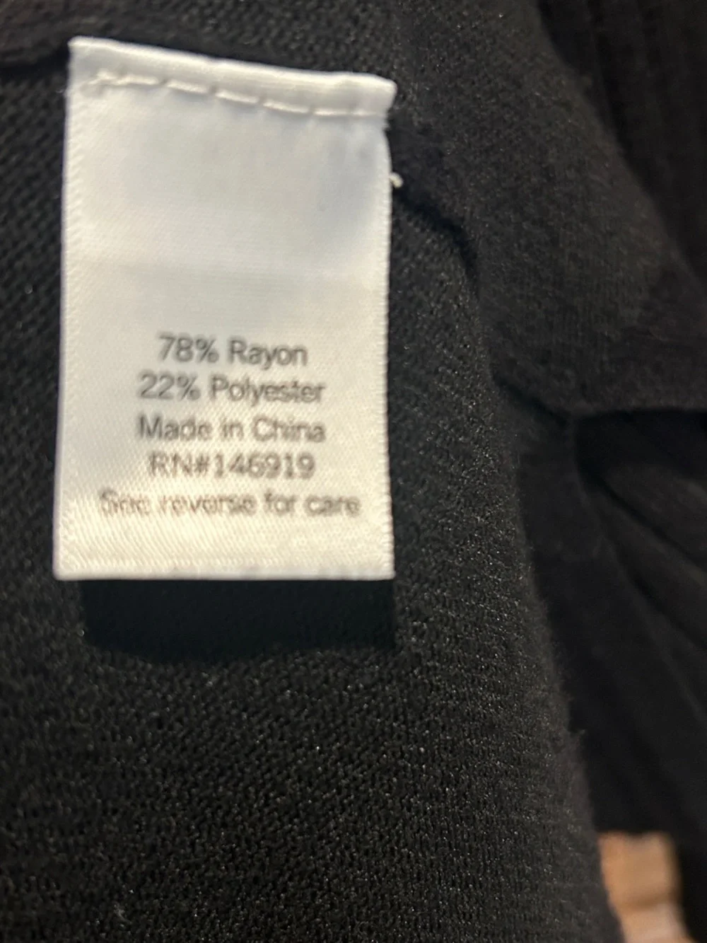 Nine West classic black cardigan with two front pockets - Picture 3 of 7